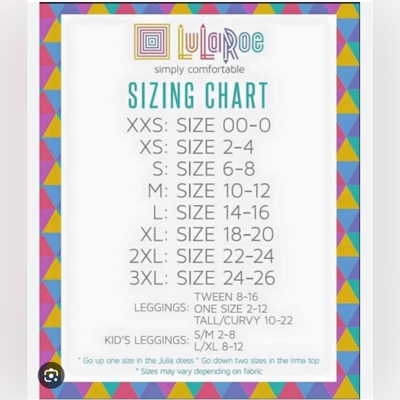 LuLaRoe Women’s Julia Dress/Size: Large/Color: Diamond Starburst Design (NWT) - Picture 9 of 10